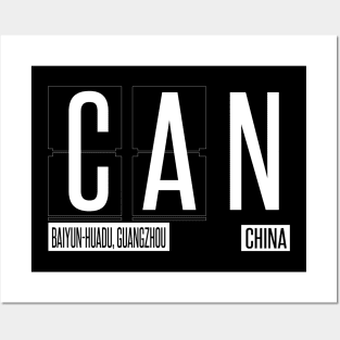 CAN - Guangzhou Airport Code Souvenir or Gift Shirt Apparel Posters and Art